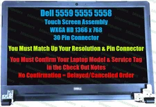 Dell Inspiron 15 5558 15.6" Laptop LCD Touch Screen Complete Assembly NT