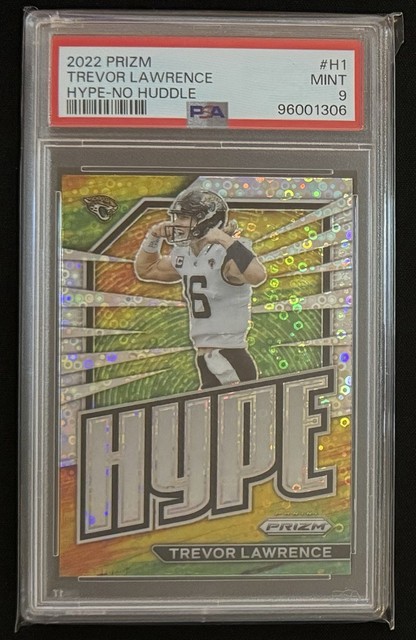 2022 Panini Prizm #H1 Trevor Lawrence Hype No Huddle PSA 9