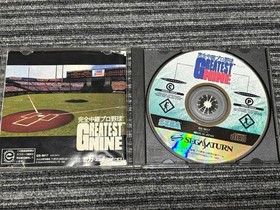 Sega Saturn Software Complete Relay Professional Baseball Greatest Nine SEGA SAT