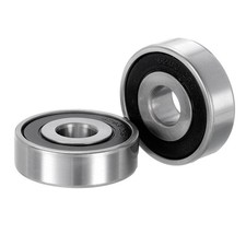 2pcs Deep Groove Ball Bearings 1/2" x 40mm x 12mm Chrome Steel Balls