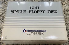 Commodore 1541 Single Disk Floppy Drive for C64 Original Box Powers On Rich  s