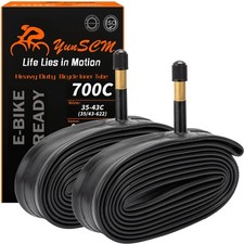 700C Heavy Duty Bike Tubes 700x35C/38C/40C/43C 35/43-622 700C Bicycle Tubes...