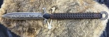  Hate Stick Manufacturing Company Short Spear Custom Leather Wrap and Sheath.