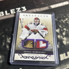 sergei bobrovsky 21-22 artifacts Dual patch /25 sick patches