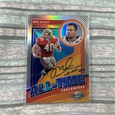 2023 Mike Alstott Contenders Optic All Time Contenders On Card Auto /75 Bucs