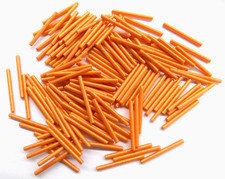 25mm Vintage Bugle Beads RARE Washable Finish  Item A