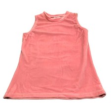 Jerry  s Girls Pink Stretch Velour Top Size Medium 10/12 Dance Skating