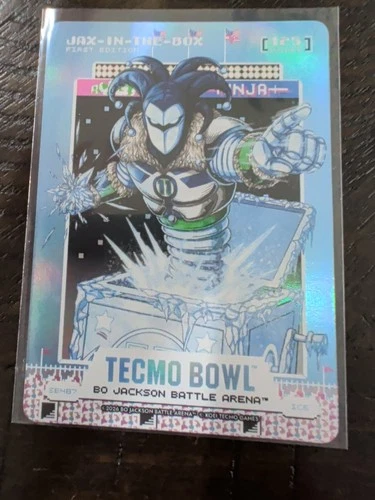 Bo Jackson Battle Arena Tecmo Bowl `JAX-IN-THE-BOX` JSN, Blue Ice Scoreboard