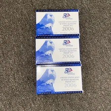 2006 US Mint 50 State Quarters Proof Set NV NE CO ND SD Orginal Box COA Lot 3