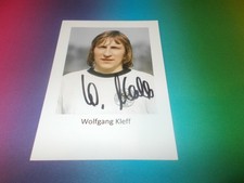 Wolfgang Kleff DFB  signiert signed autograph Autogramm auf Autogrammkarte