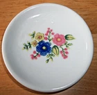 VTG Butter PAT  FLORAL  Flower SPRAY Transferware IRONSTONE 3.25" GRANDMACORE