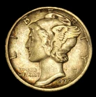 1929 S Mercury Dime- Choice AU Nice tone Obv/ Rev- SMH 1935
