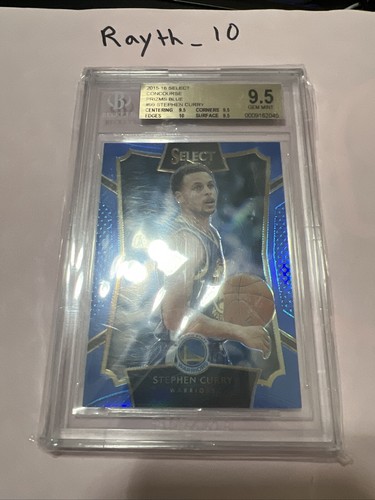 2015-16 Panini Select Concourse Blue Prizm #99 Stephen Curry BGS 9.5 90/249 💎🔥