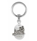 Cairn Terrier Key Ring Jewelry Sterling Silver Handmade Dog Key Ring Cr7-Kre