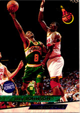 1993-94 Ultra Charlotte Hornets Basketball Card #21 Eddie Johnson