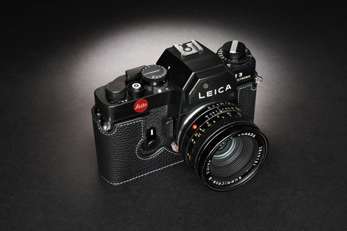 Original Echtleder Halbkamera Etui Tasche Cover für Leica R7 R6.2 R5 R4 R3 - Bild 87 von 108