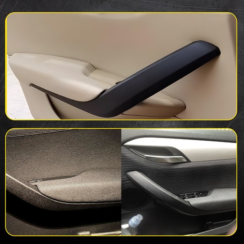2/4X Left+RH Inner Door Handle Pull Panel Trim Beige Black for BMW X1 E84 09-16 - Picture 20 of 30