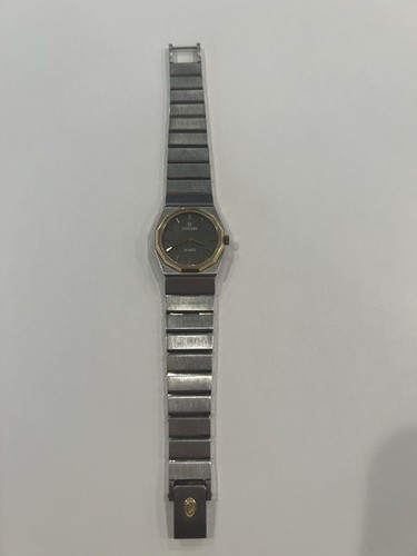 Concord Mariner SG Watch Swiss SS Bracelet &18K Gold Quartz Needs New Battery