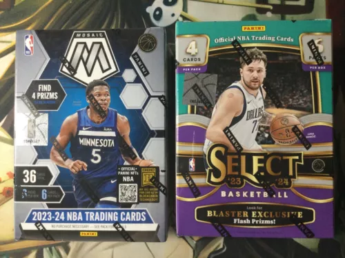 2023-24 PANINI MOSAIC & SELECT BASKETBALL FACTORY SEALED BLASTER  2 BOX  LOT,,,,