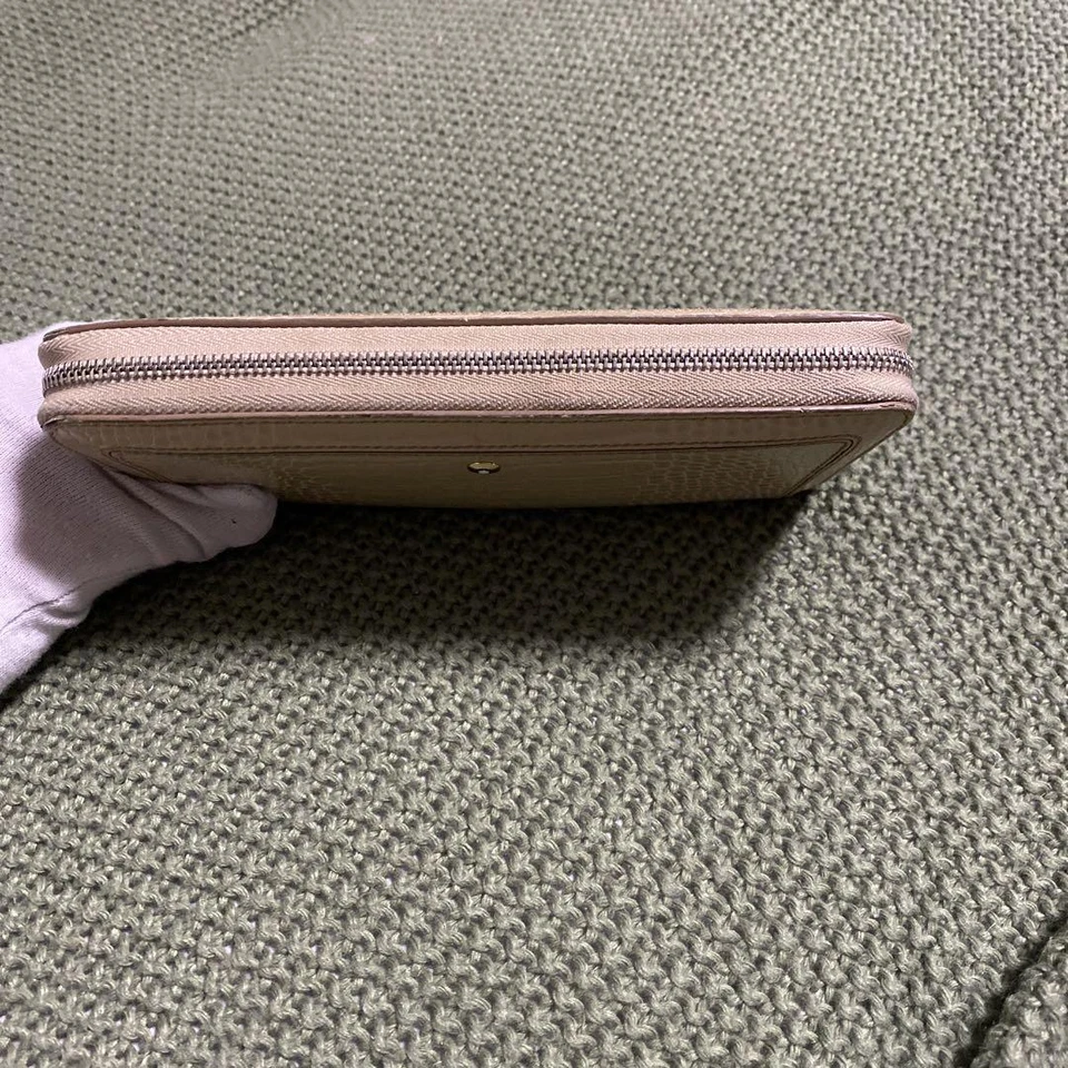 Montblanc Cartera Larga Cremallera Alrededor Cuero Blanco Italia muy buen regalo Envío gratuito Foto 3 de 4