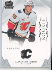 2020-21 UD The Cup alexander yelesin Rookie 076/249 Calgary Flames #111