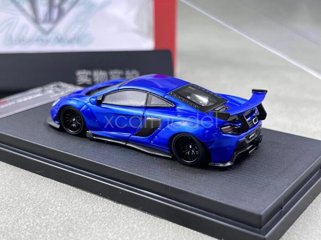 1/64 Star Model LBWK MCL 650S メタリックブルー STAR MODEL] 1/64 LBWK McLaren 650S - Metallic Blue