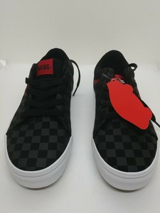 red checkerboard vans size 4