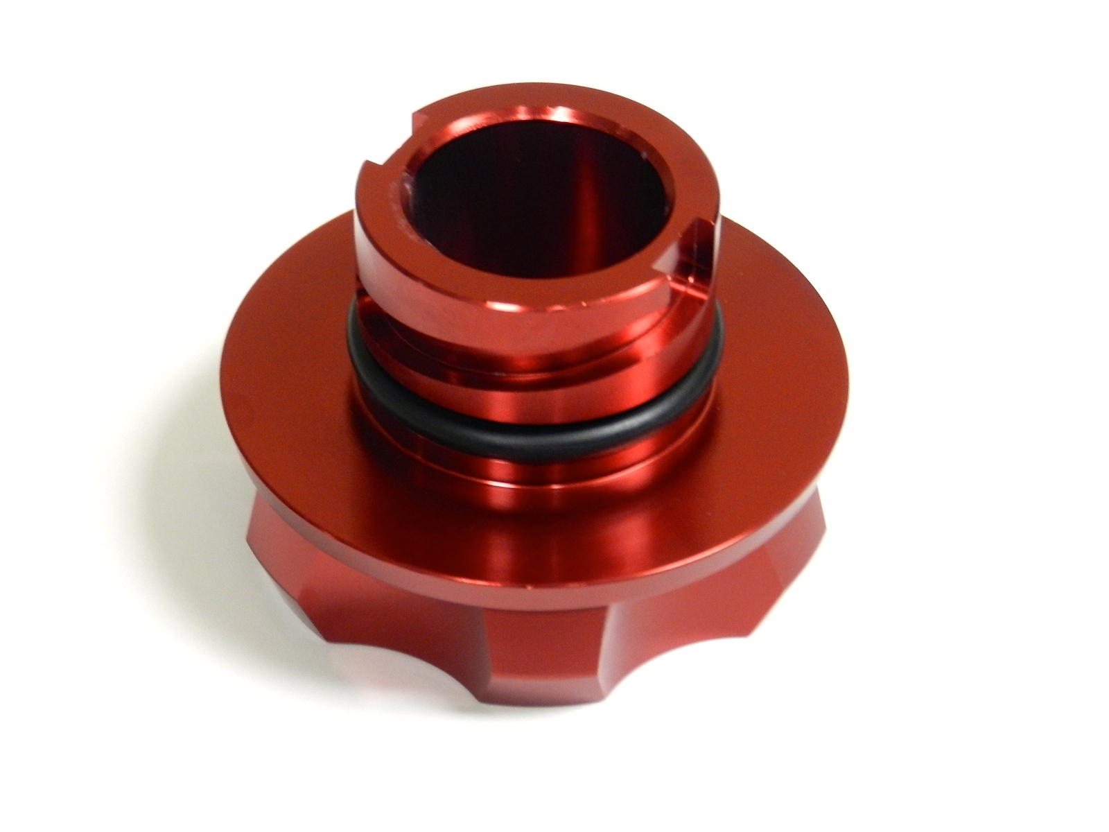 FORD MUSTANG CARBON FIBER MOBIL 1 BILLET RED ENGINE OIL CAP