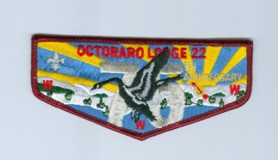OA  Lodge 22 Octoraro 75th anniversary flap   bl