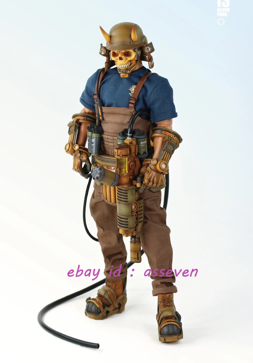 Black 13 park 1/6 Tiger Head Red Tiger Collectible Action Figure