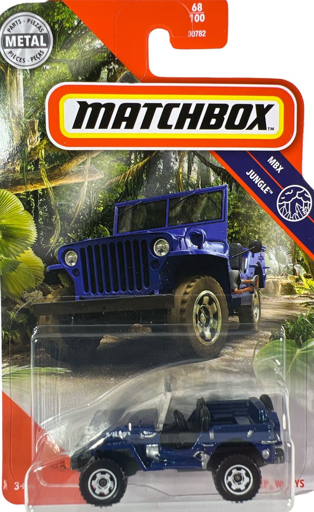 2020 Matchbox MBX Jungle Jeep  4 X 4 Willys 68/100