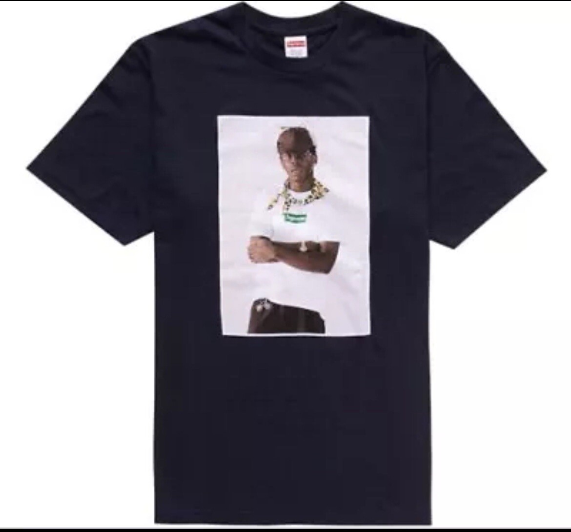 Supreme Tyler The Creator Photo Tee. Size XXL . Navy. IN HAND 