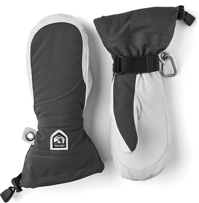 Hestra Heli Ski Damen Fäustling Grey Offwhite 25/26 | Größe 7