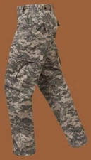 ACU DIGITAL CAMOUFLAGE PANTS MILITARY BDU CARGO 6 POCKET FATIGUE TROUSERS