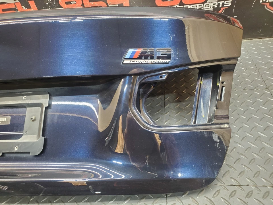 BMW M3 2015-2018 competición maletero trasero tapa paquete local solamente **daños** #71 Foto 3 de 4