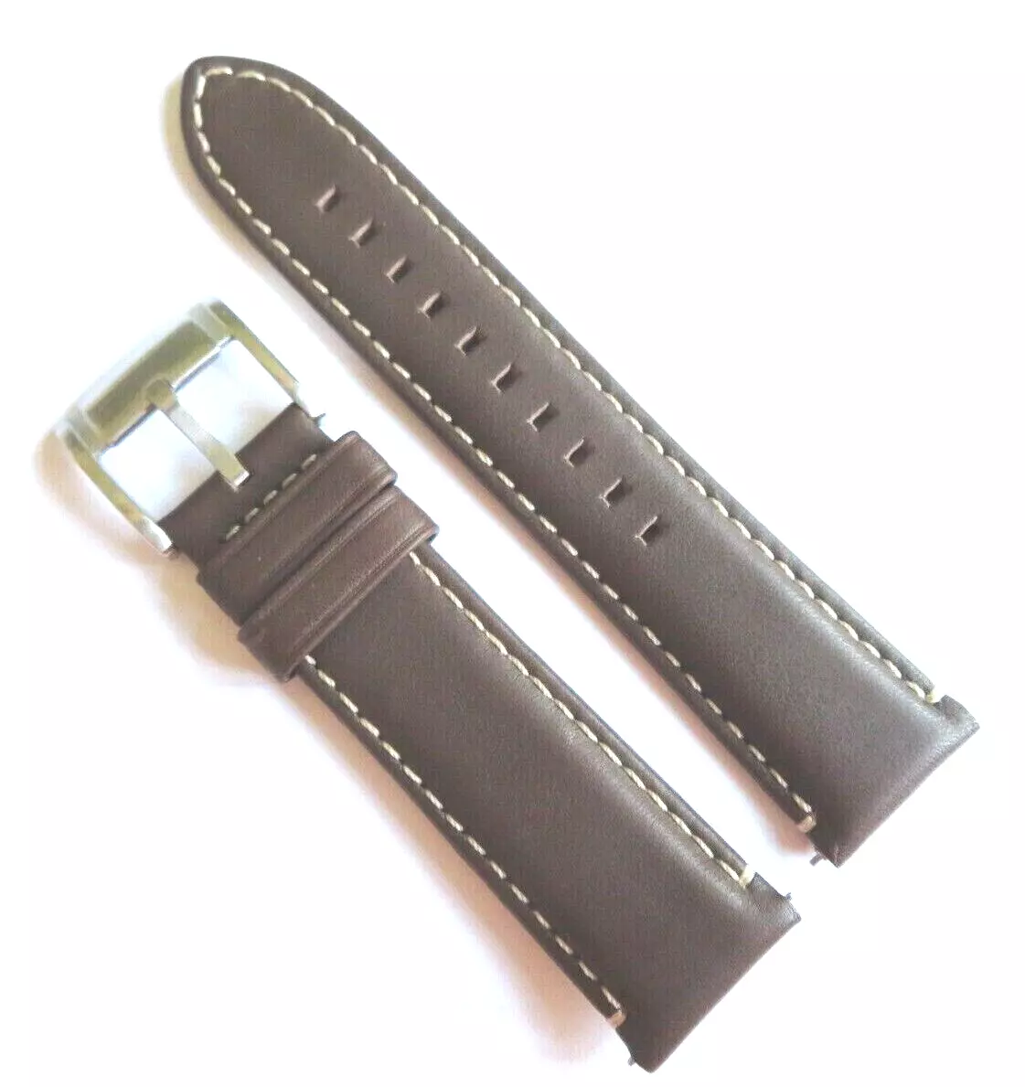 Fossil Original Spare Leather Strap FS5022 Watch Band Watch Strap Braun 22 MM