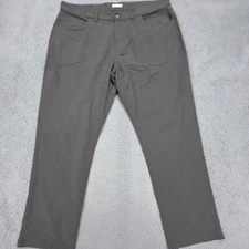TASC Performance Pants Adult 38 x 30 Gray Motion Pant Straight Golf Tech Bamboo