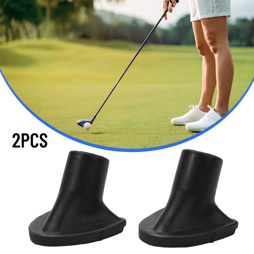 Long lasting Rubber Golf Bag Replacement Feet Set of 2 Portable Design