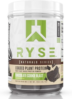 RYSE Loaded Plant Protein Choc Cookie Blast 728g / 20 serv 12/25 + vegane Proben