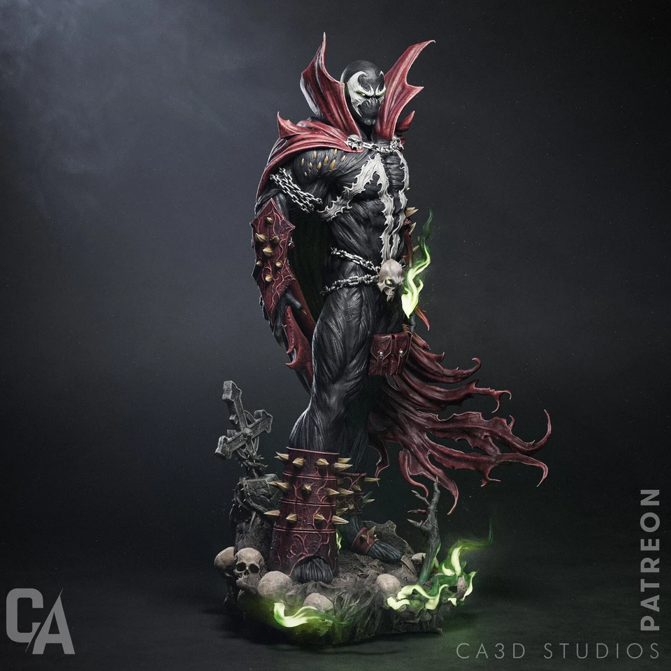 Spawn action figure in esina kit modello da assemblare e dipingere - Immagine 2 di 4
