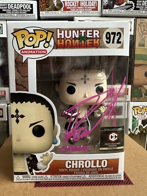 Funko Pop! Chrollo #972 Chrollo Signed by Robbie Daymond w/ COA JSA