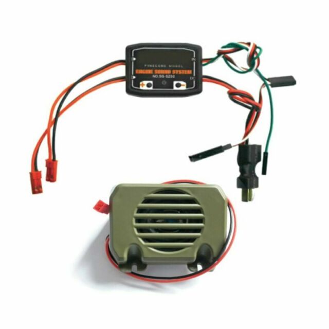 for HG 1//10 1//12 Universal RC Car Parts Engine Sound System Set P402 P601 P801 for sale online