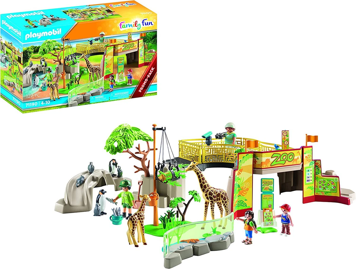 PLAYMOBIL Family Fun Menagerie Zoo 71190 Animals