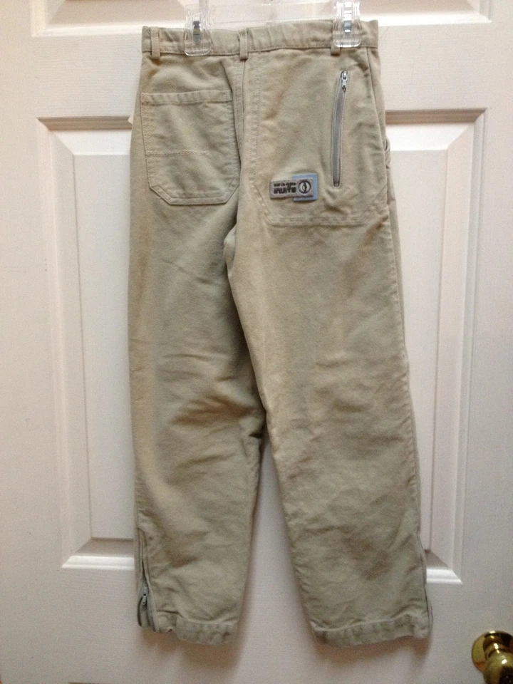 Niños 8 PANTALONES CAQUI TOSTADOS MOLESKIN Algodón Cepillado Súper Suave PINGÜINO JACADI París Foto 3 de 3