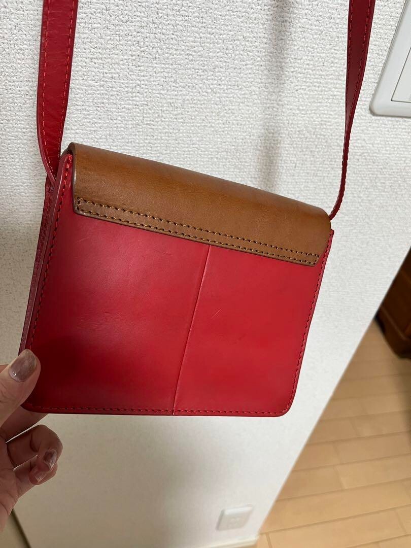O My Bag Amsterdam Shoulder Crossboddy Bag Leather Brown USED Mint