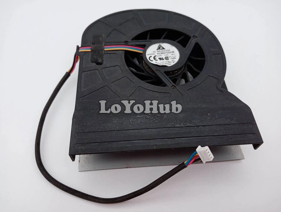 For HP CQ1-1125 CQ1-1028 CQ1-1007 CPU cooling fan KDB0705HB DC5V 4-Pin  - Image 2 of 4