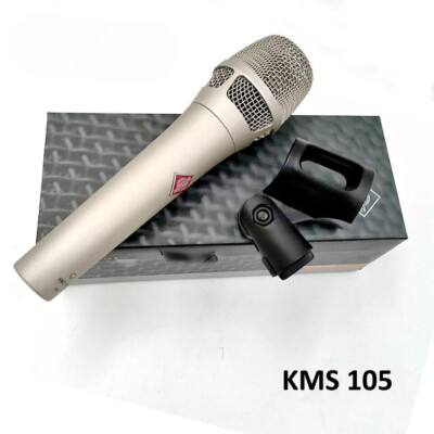 Silver Neumann KMS105 Handheld Supercardoid Condenser Microphone Used