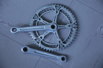 seltene Vintage Kurbelgarnitur ERNESTO COLNAGO 1976 / 1981 Tretlager Campagnolo Record
