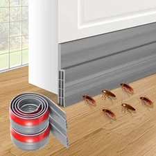 Self Adhesive Door Draft Stopper Door Sweep - Camel Home Weather Stripping Ru...