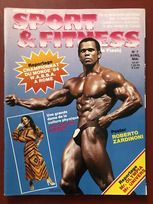 SPORT FITNESS 1985 #7 Serge Nubret Cover! Roberto Zardinoni